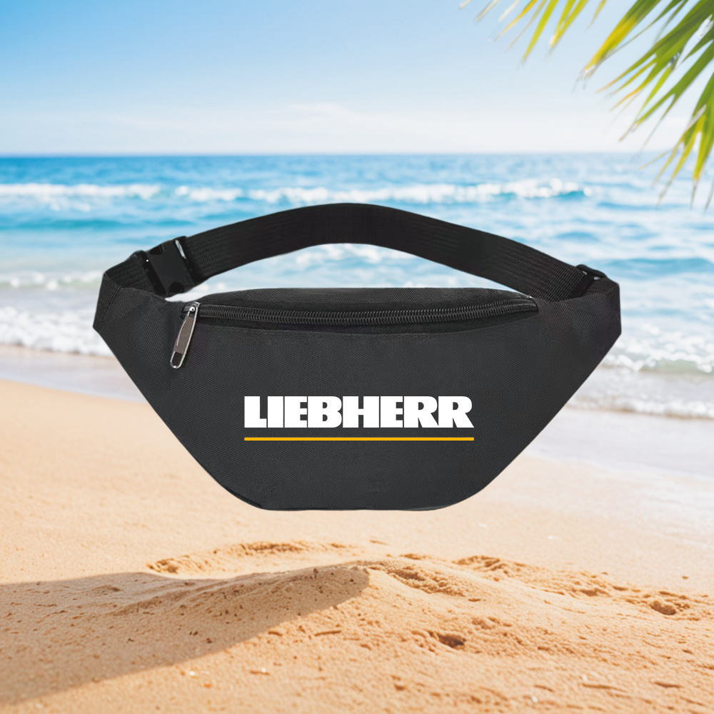 Street Fashion Brand Logo - Liebherr Logo Branding Waist Backpack Crossbody