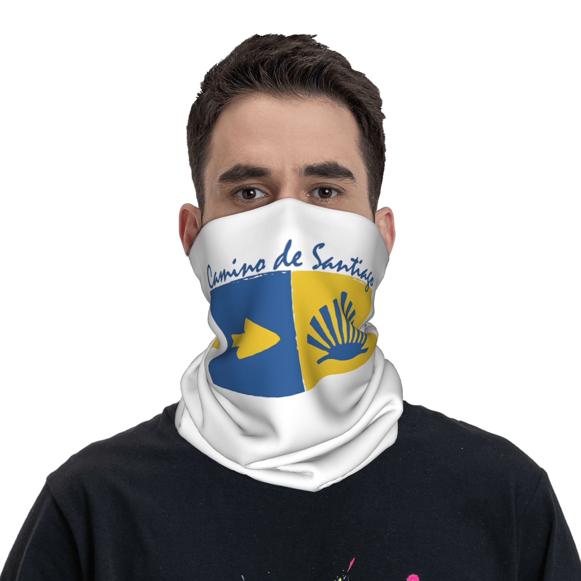 Bandana Multi Way - Camino De Santiago Shells and Arrow