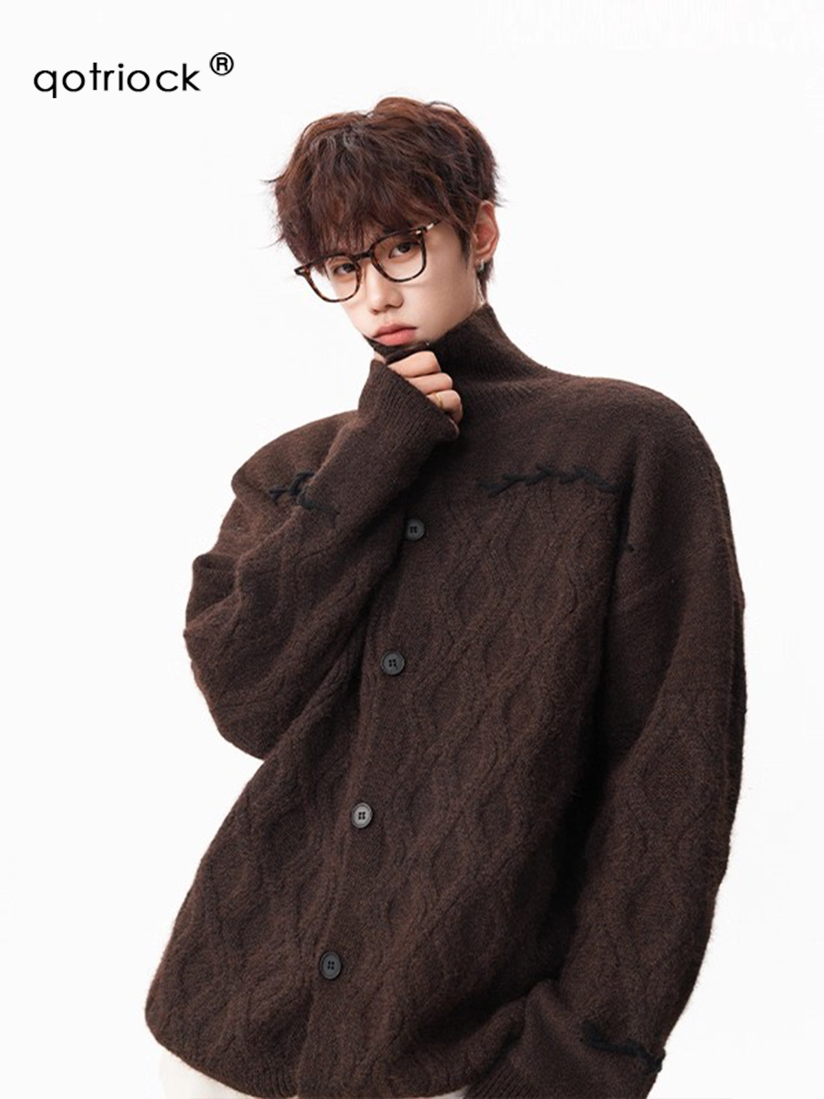 Street Fashion Brand Logo - Fur Collar Pullovers Boys Mens Embroidered