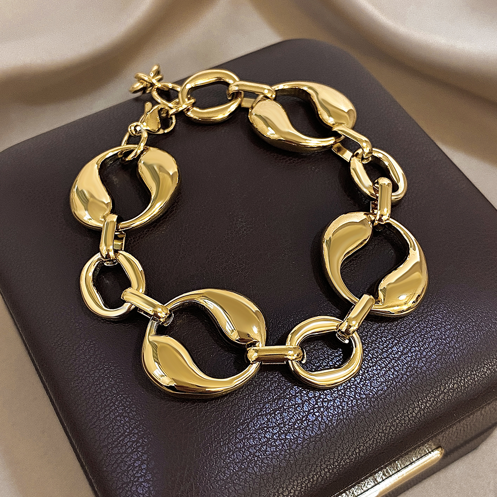 Street Fashion Mood - Stainless Steel Chunky Thick Chain Bracelets