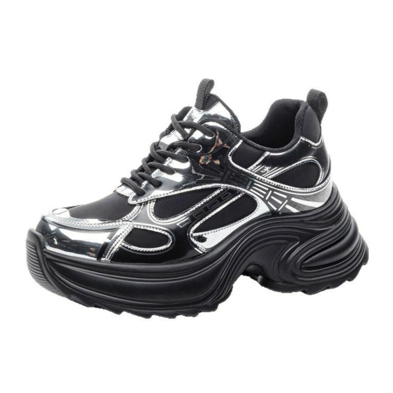 Chunky Sneaker Platform - 9CM Chunky Sneakers for Women Genuine