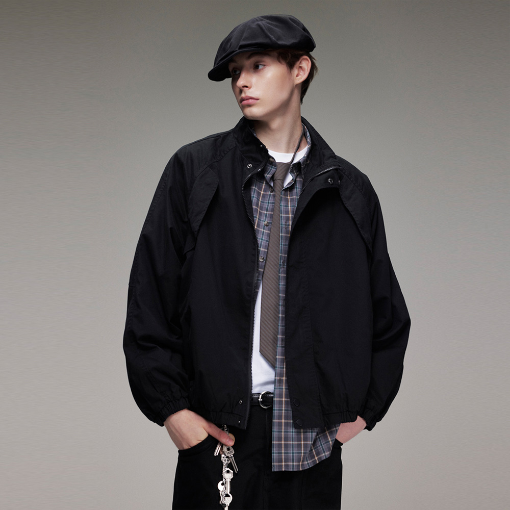 Coach Jacket Bomber - American Commuter Fashion Stand Collar Bomber