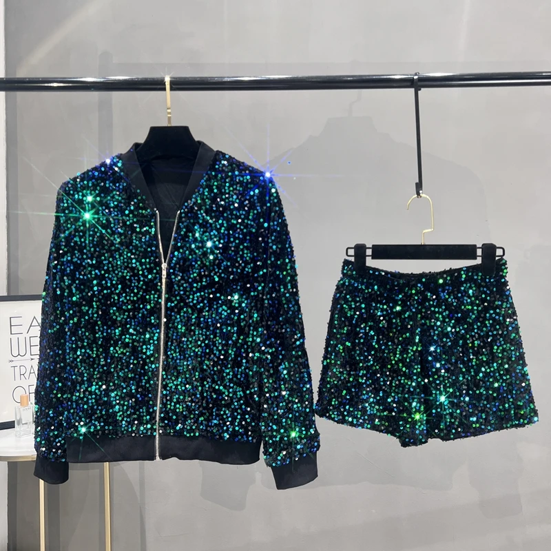 Street Fashion Jacket - Premium Sequined Coat Women's Suit Jacket
