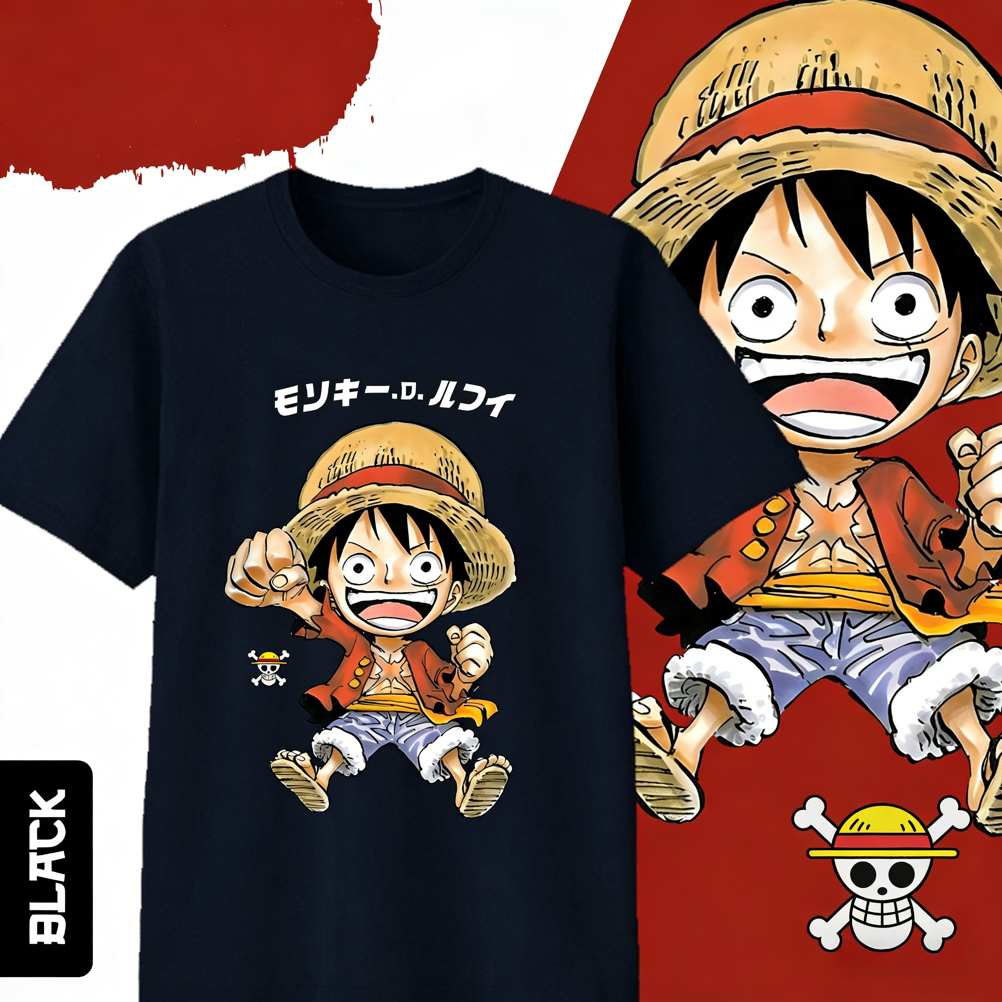 Street Fashion Of Japan - 2026 Summer Anime One Piece Monkey