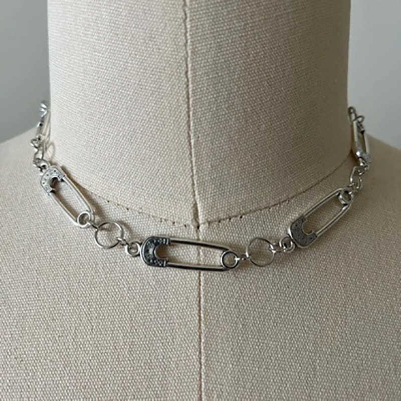 Street Fashion Mood - Personalized Fashionable Paperclip Necklace Exaggerated Men