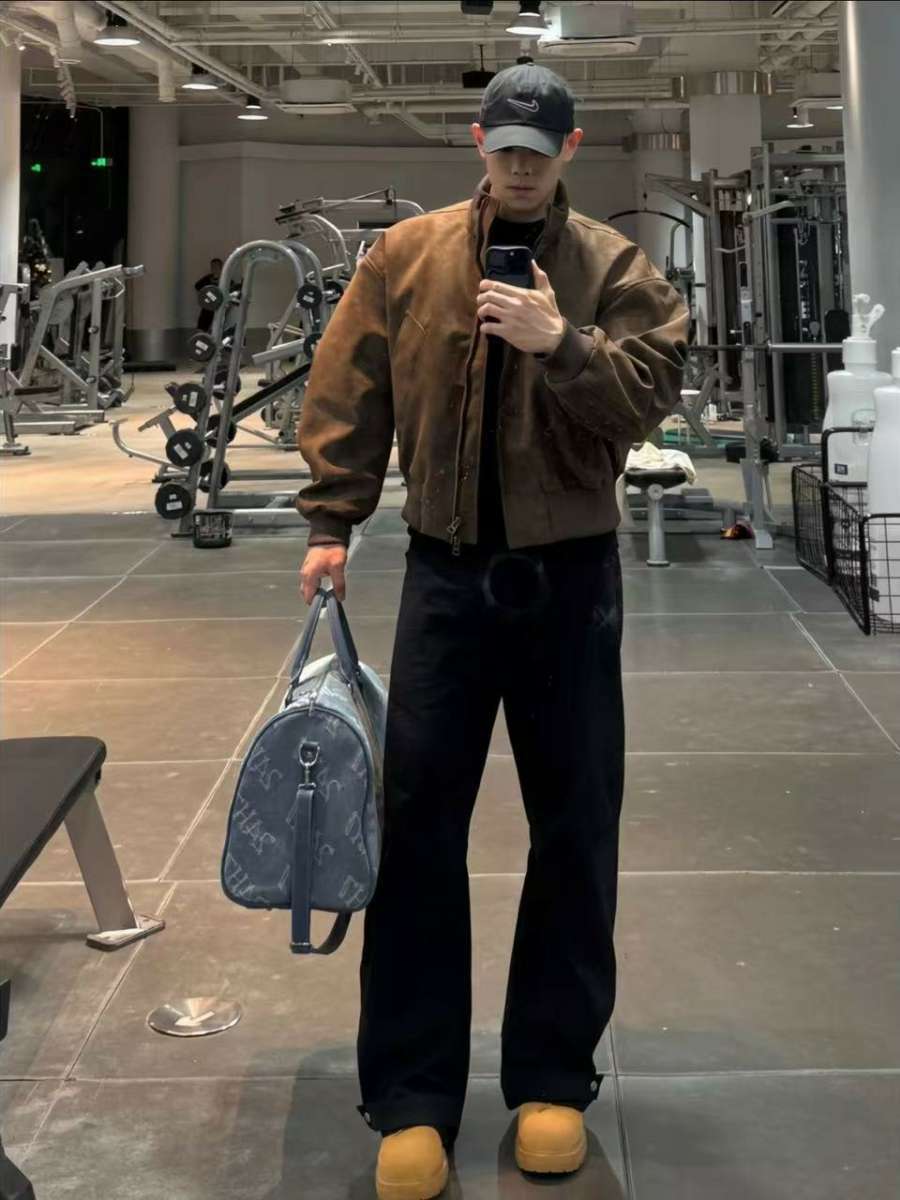 Street Fashion Hong Kong - Loose Men's Jacket Spring Autumn High