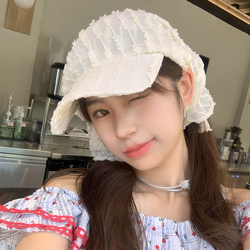 Bandana Multi Way - French Country Headscarf Chiffon Lace Tie