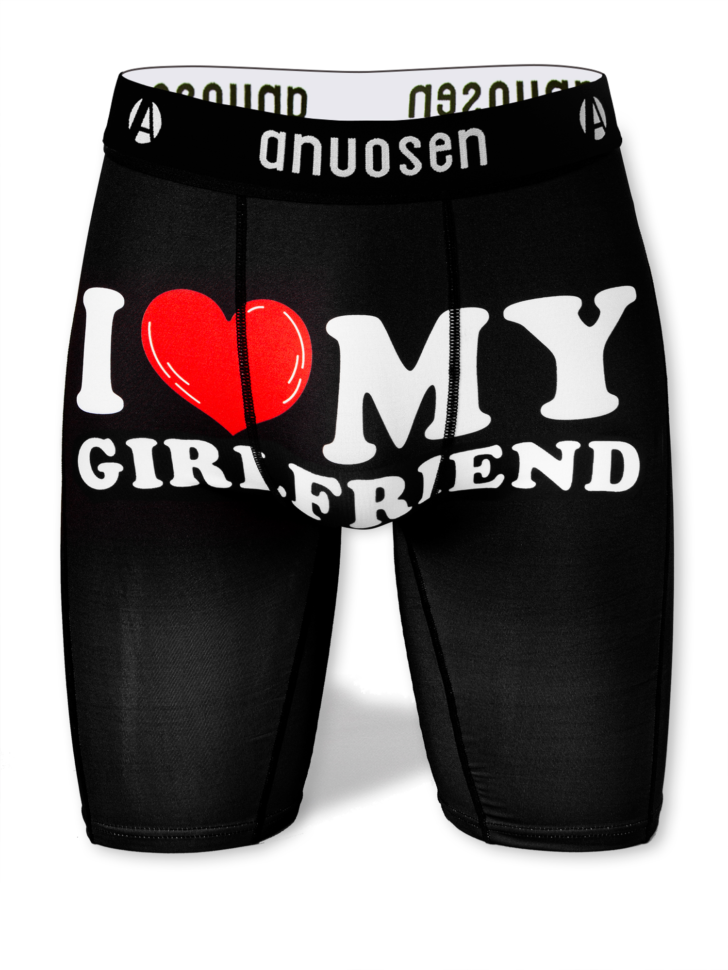Street Fashion Brand Logo - Men's Long Sports Underwear with Logo