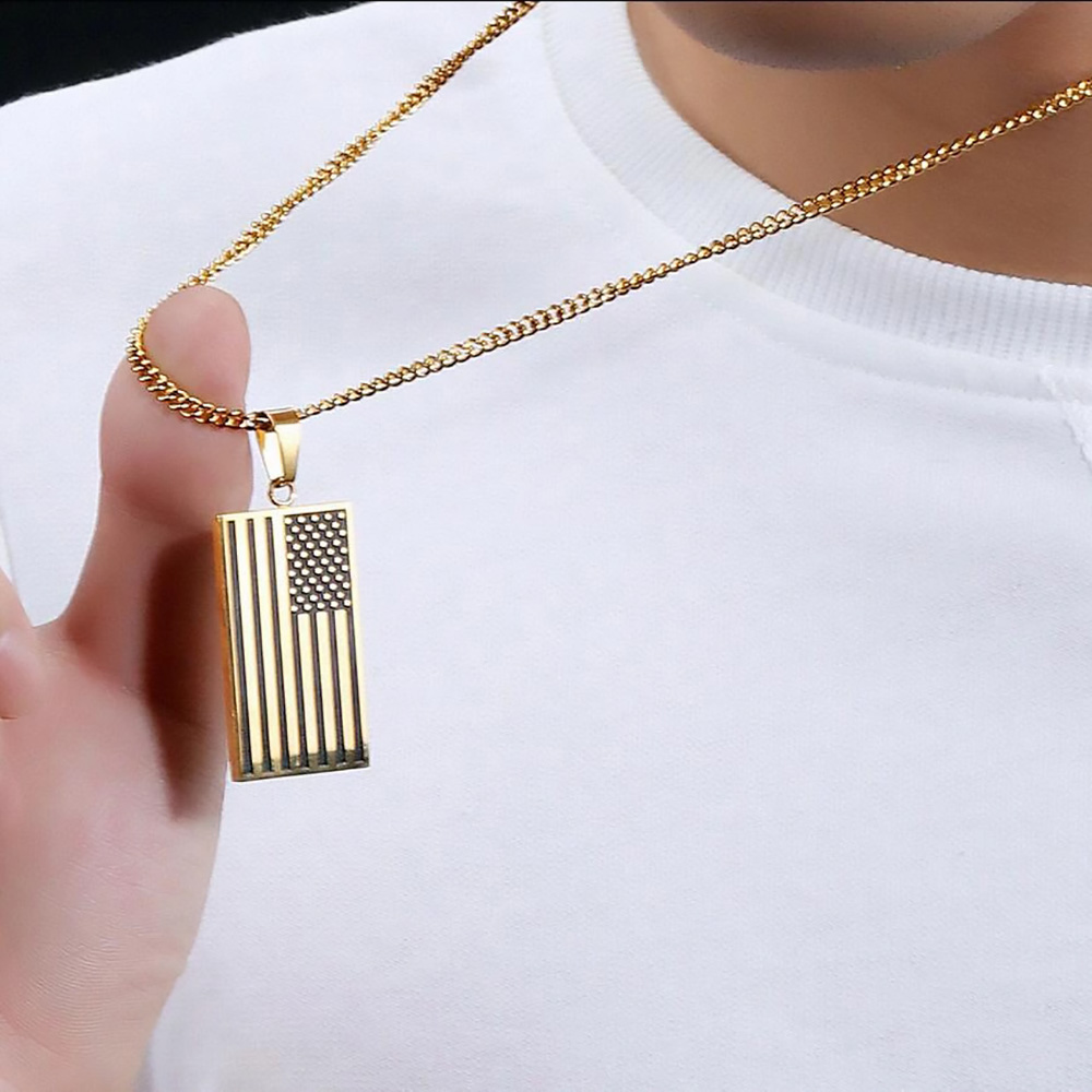 Classic US Flag Pendants & Nec - огляд і ціна Street Fashion Mood