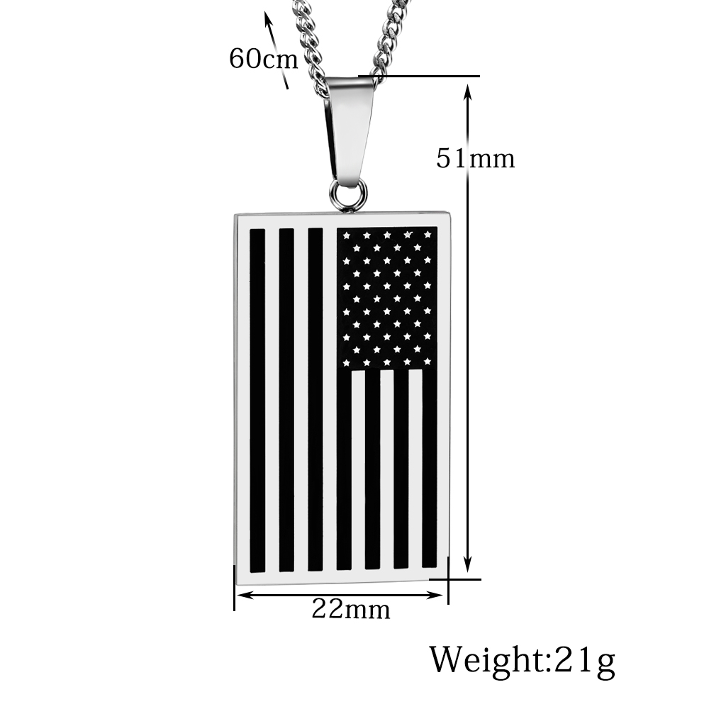 Classic US Flag Pendants & Nec - огляд і ціна Street Fashion Mood
