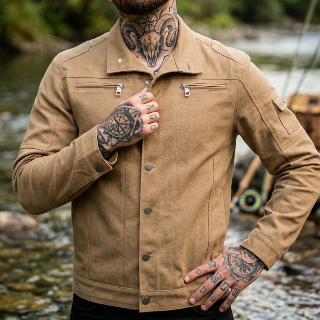 Biker Style Denim Jacket Men's - огляд і ціна Street Fashion Jacket
