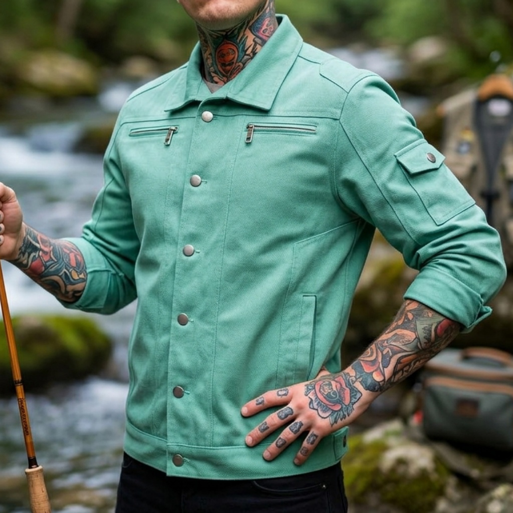 Biker Style Denim Jacket Men's - огляд і ціна Street Fashion Jacket