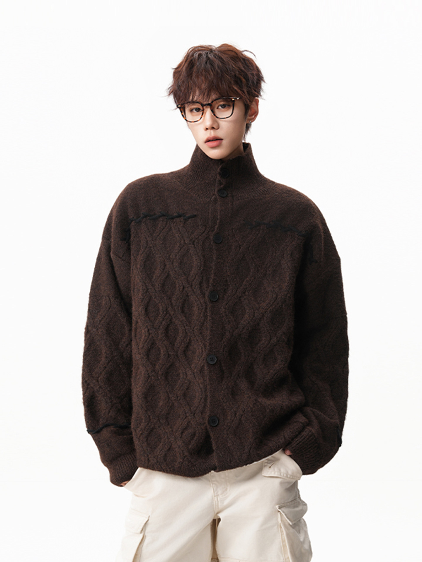 Fur Collar Pullovers Boys	 Men - огляд і ціна Street Fashion Brand Logo