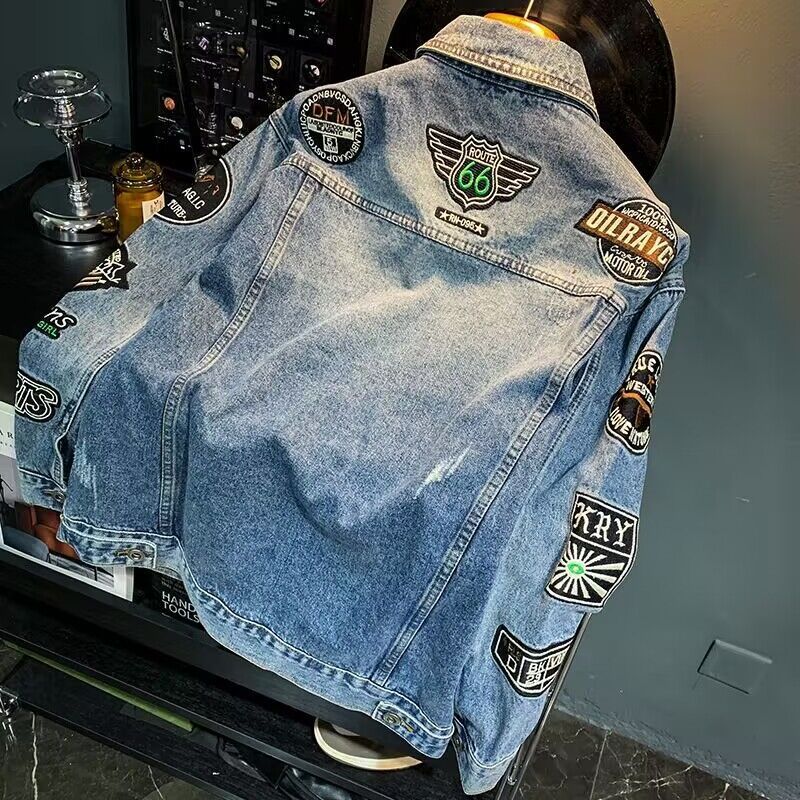 Men High Street Embroidery Pat - огляд і ціна Street Fashion Hong Kong