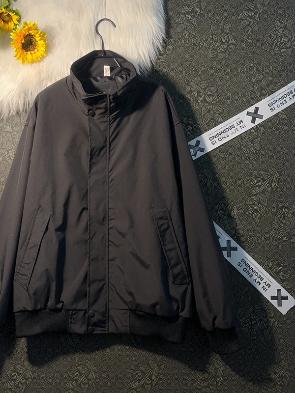 Men's Short Stand Collar Jacke - огляд і ціна Street Fashion Hong Kong