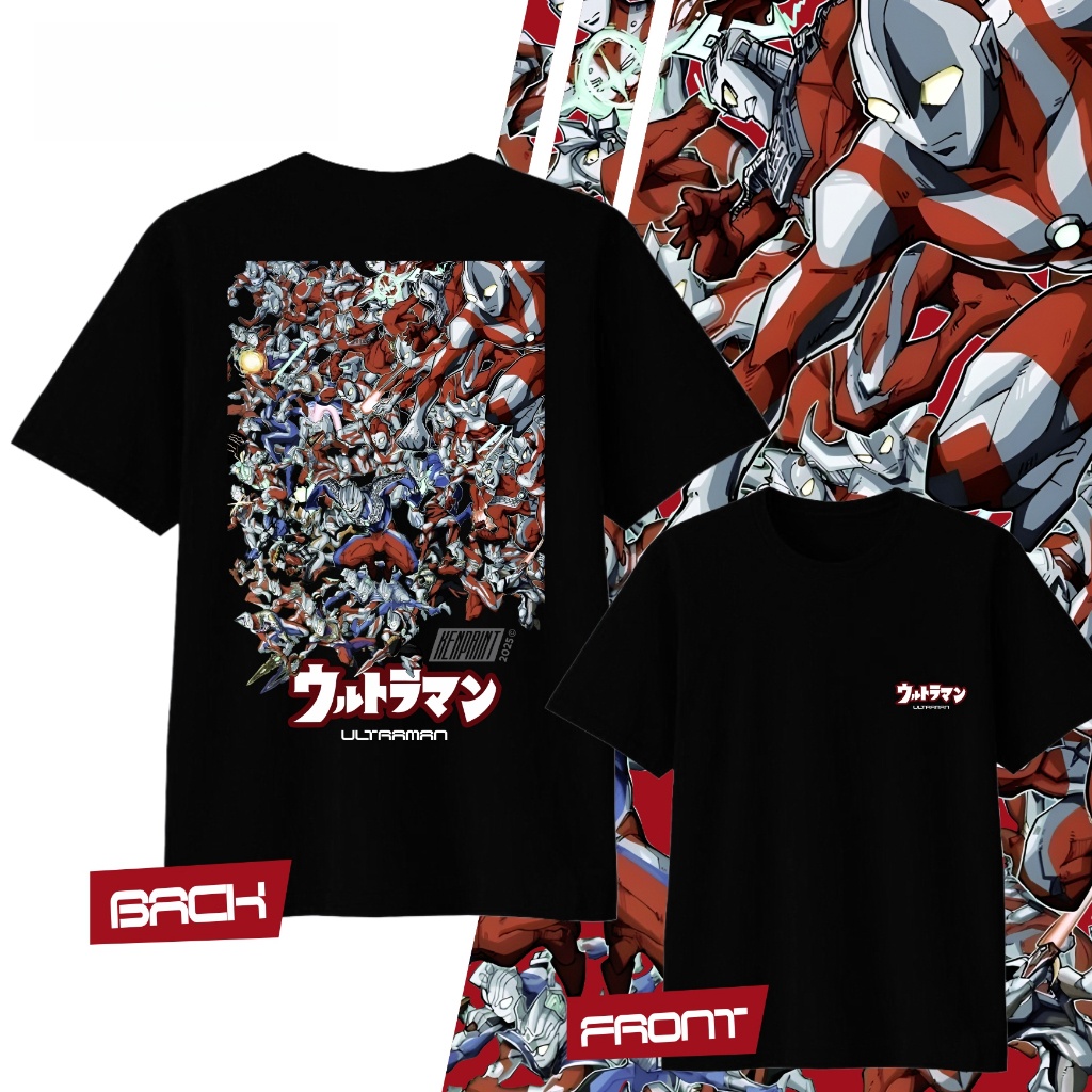 Anime Ultraman Printed Cotton  - огляд і ціна Street Fashion Of Japan