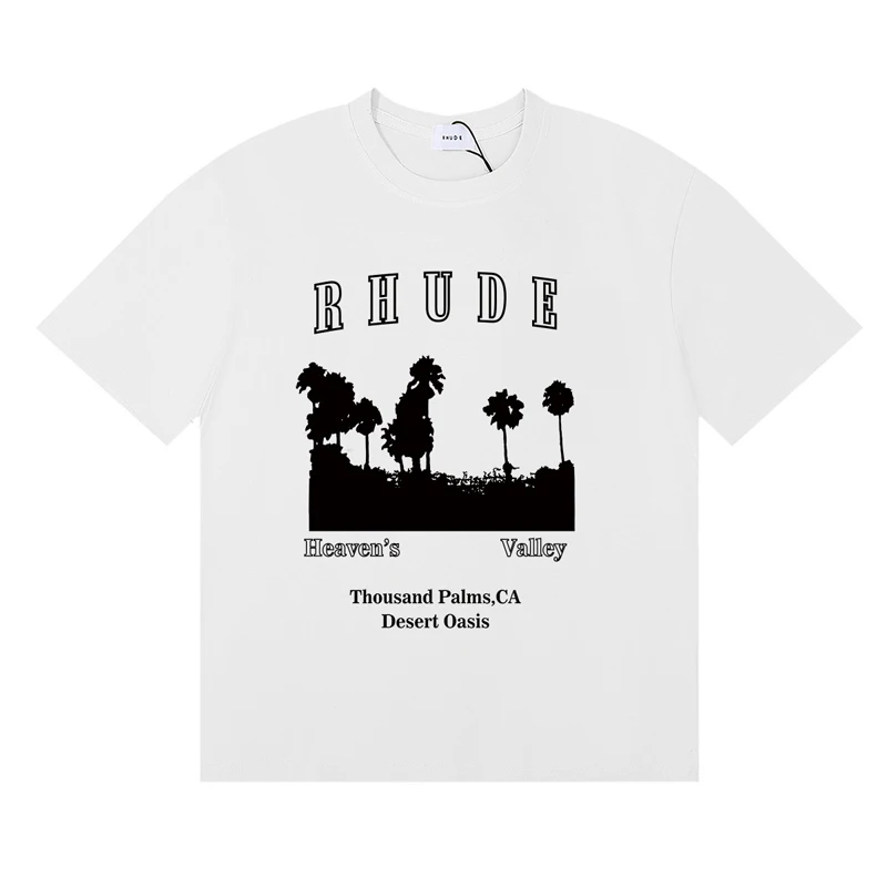 Fashionable Brand Rhude T-shir - огляд і ціна Street Fashion Brand Logo