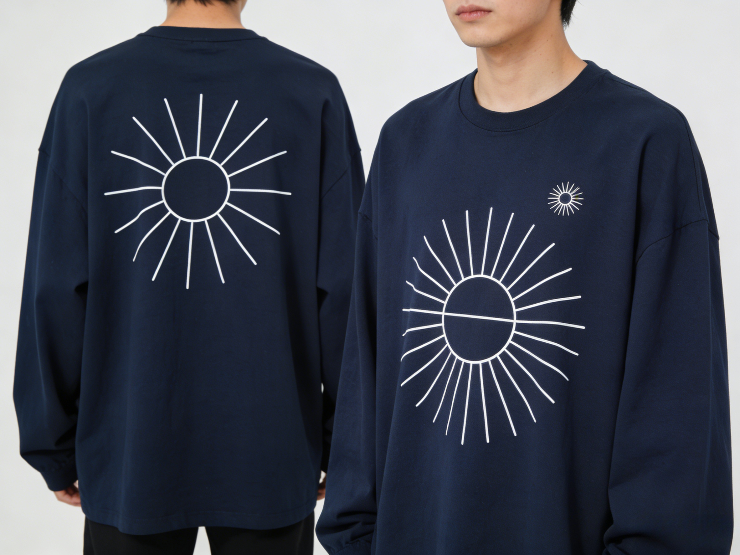 Men's Oversized Long Sleeve T- - огляд і ціна Longline Tee Oversized