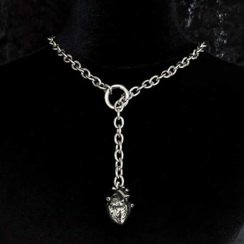 Silver Tone Anatomical Heart Y - огляд і ціна Street Fashion Mood