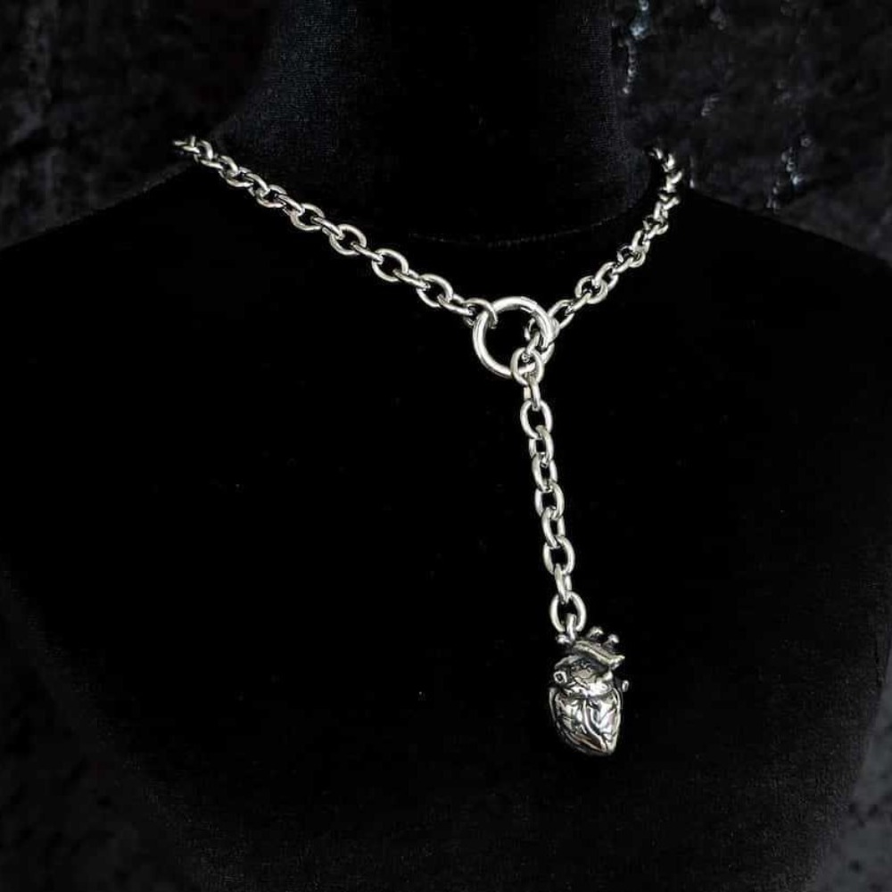 Silver Tone Anatomical Heart Y - огляд і ціна Street Fashion Mood