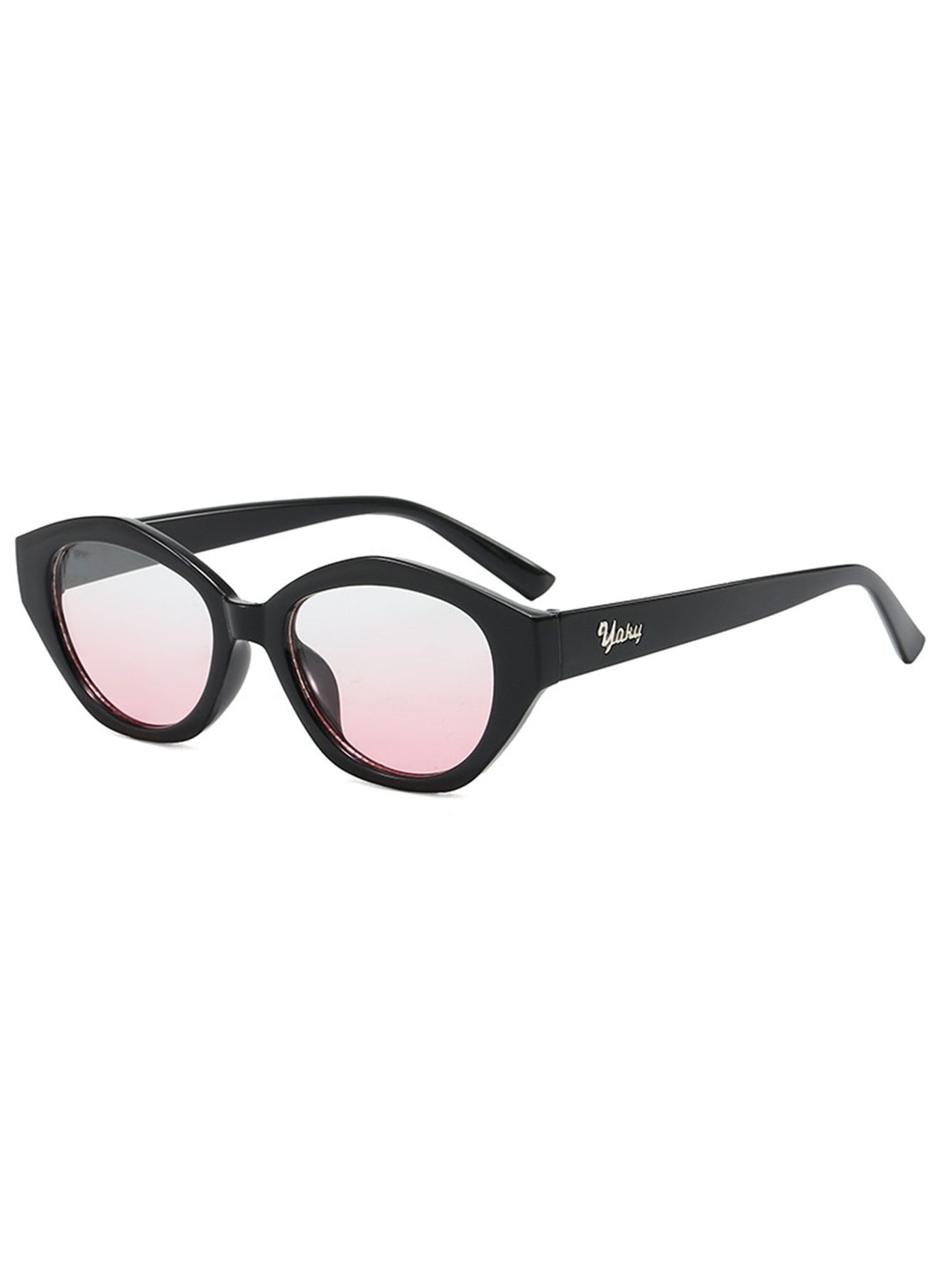 1Pc Niche Black Frame Pink Gra - огляд і ціна Street Fashion Pose