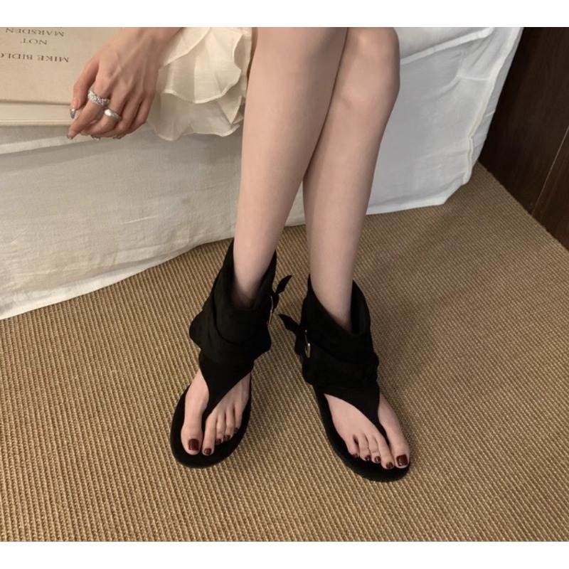 2025Spring Clip Toe Flats Sand - огляд і ціна Street Fashion Clothing