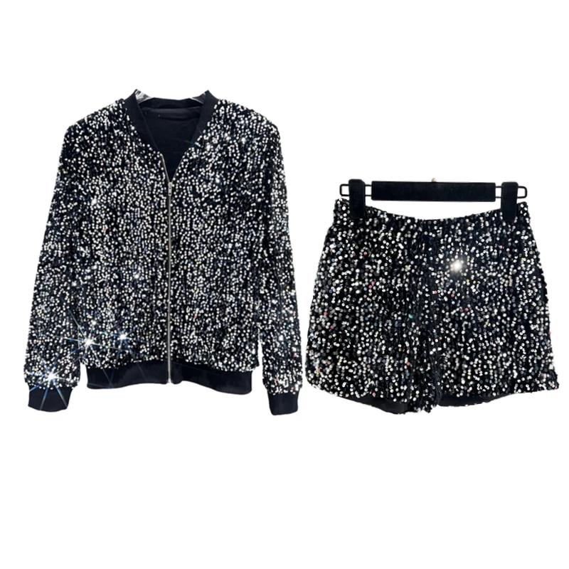 Premium Sequined Coat Women's  - огляд і ціна Street Fashion Jacket