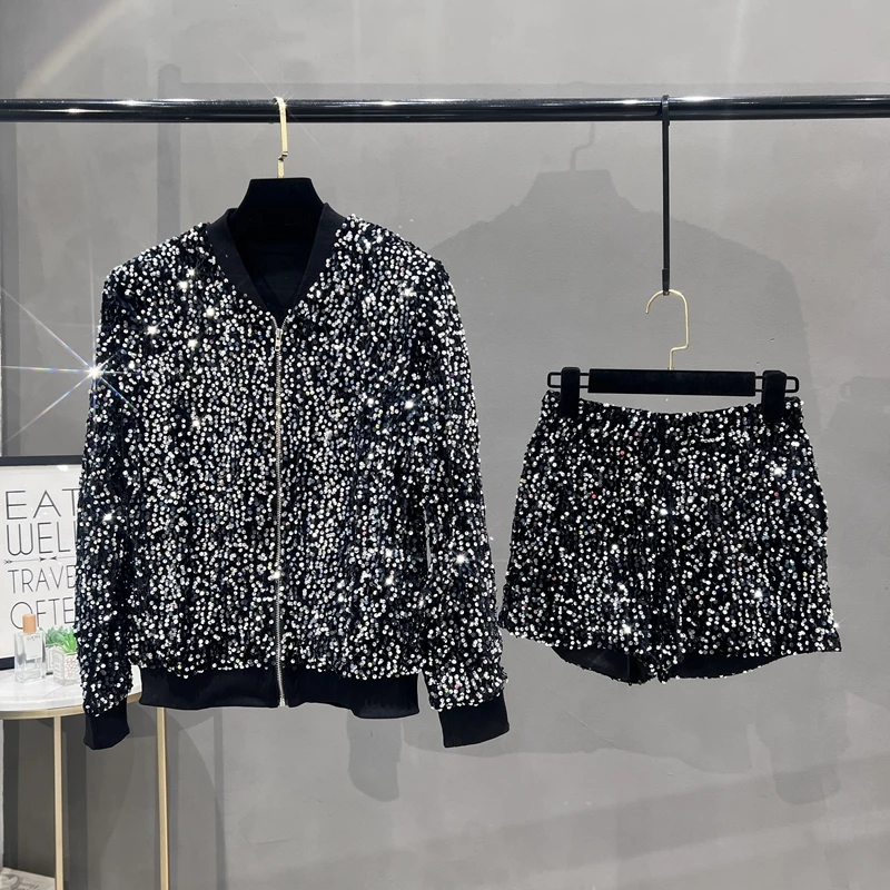 Premium Sequined Coat Women's  - огляд і ціна Street Fashion Jacket