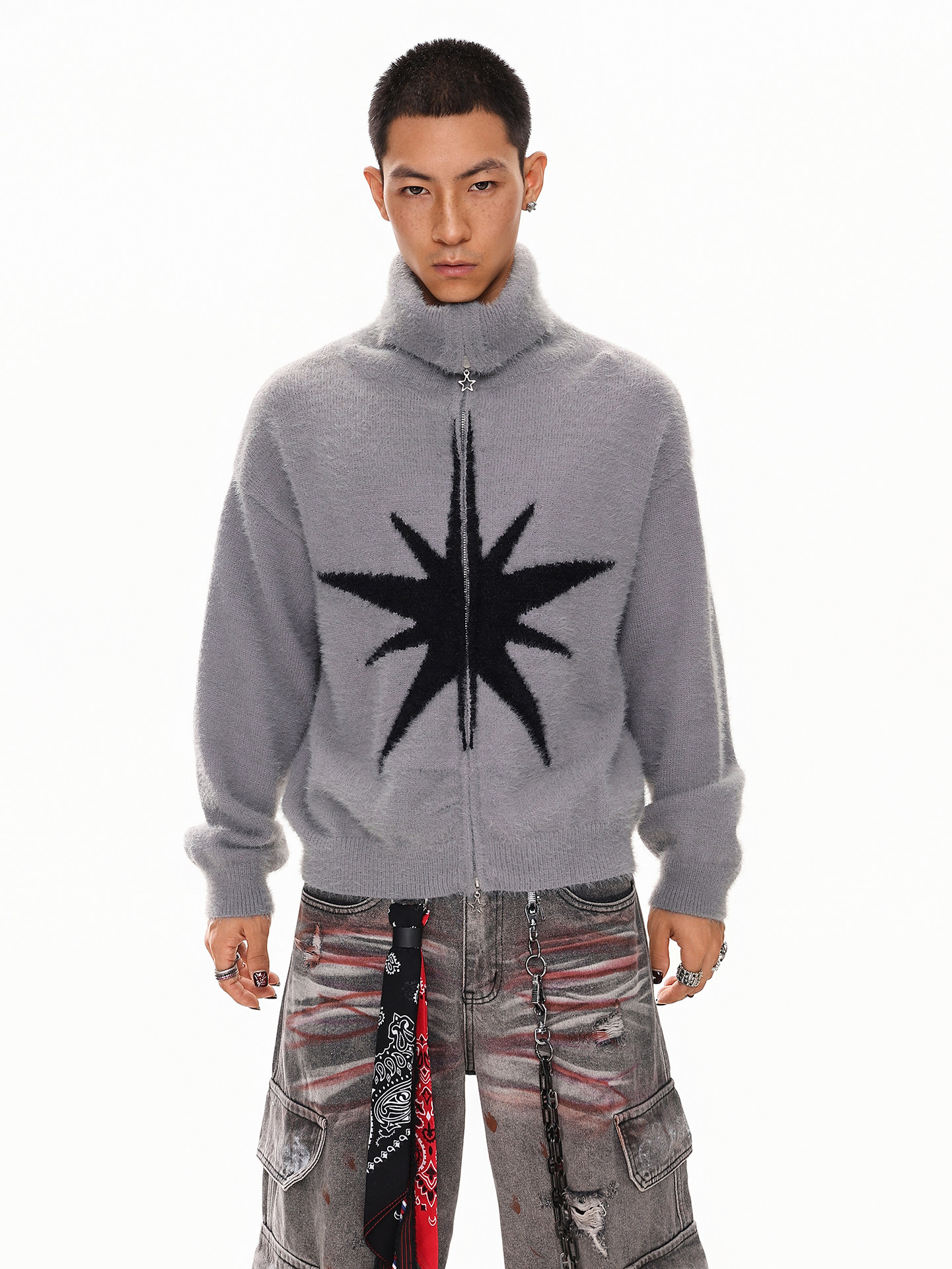 Fur Collar Pullovers Cotton Me - огляд і ціна Street Fashion Brand Logo