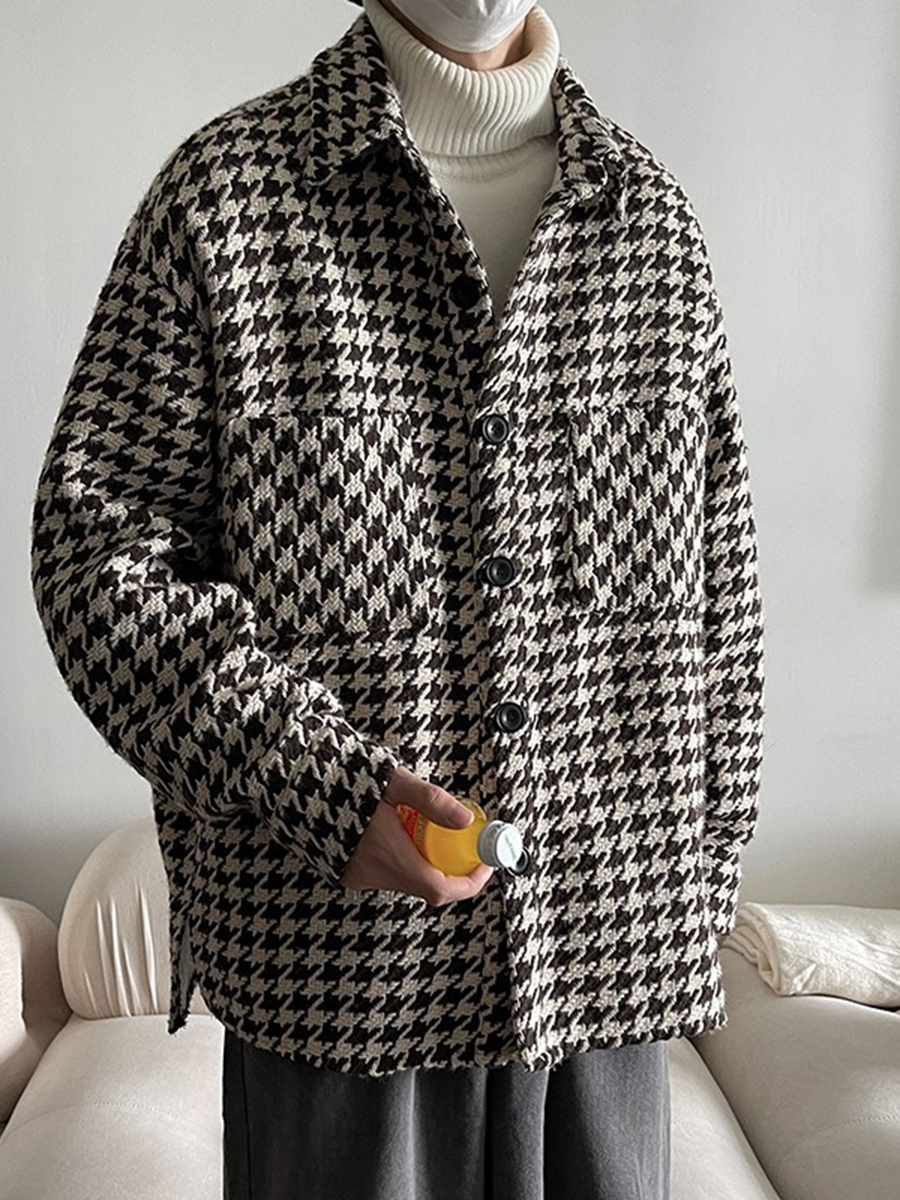 High-End Plaid Jacket Street S - огляд і ціна Street Fashion Hong Kong