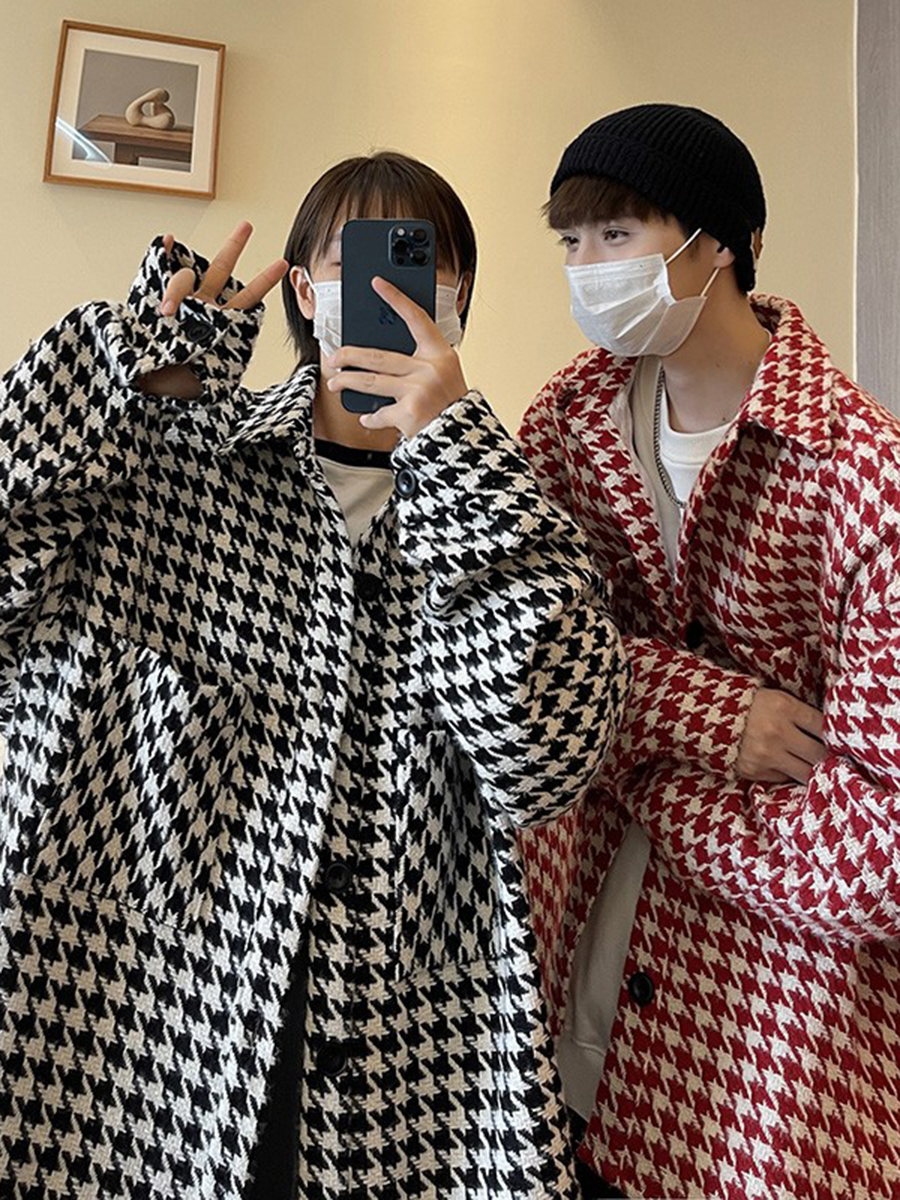High-End Plaid Jacket Street S - огляд і ціна Street Fashion Hong Kong