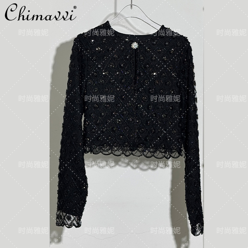 Fashion Diamond Sequined Beade - огляд і ціна Street Fashion Jacket