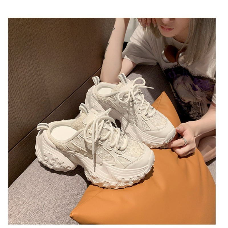 Women's Sequin Platform Mule S - огляд і ціна Chunky Sneaker Platform