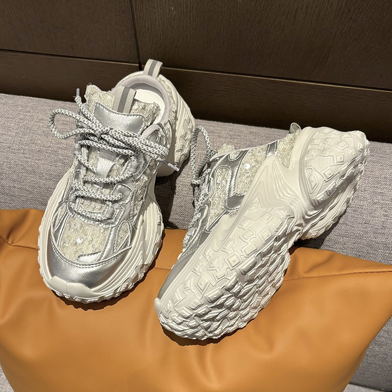 Women's Sequin Platform Mule S - огляд і ціна Chunky Sneaker Platform