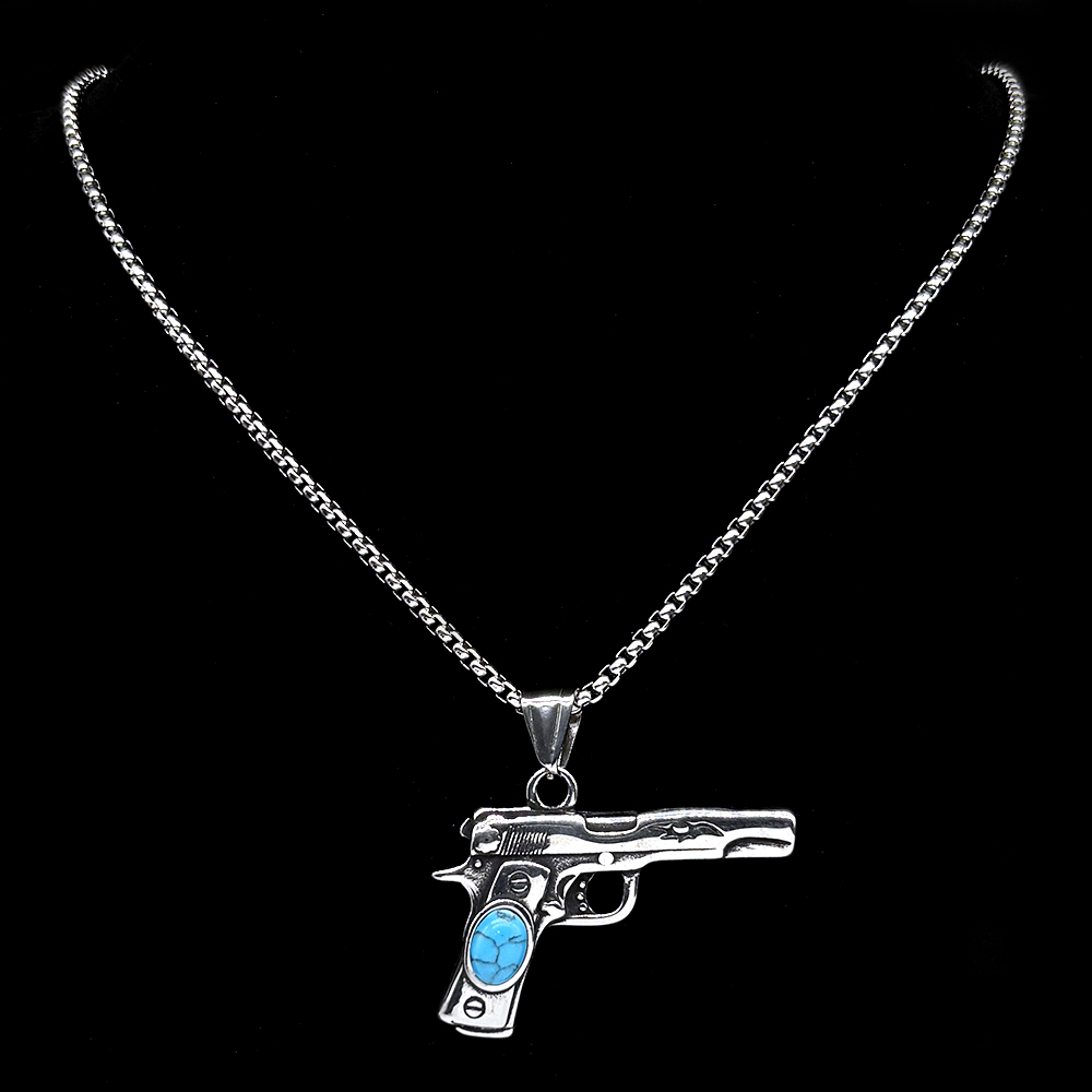 Retor Dark Punk Pistol Necklac - огляд і ціна Street Fashion Mood
