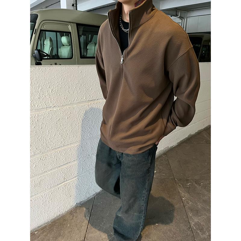 Zipper Turtleneck Twill Textur - огляд і ціна Longline Tee Oversized