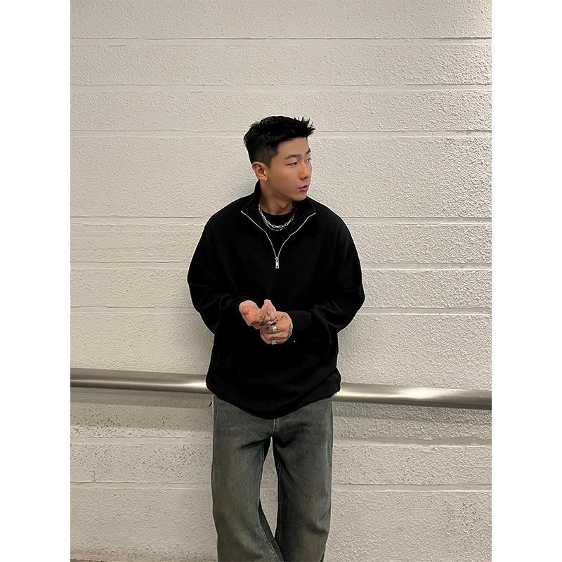 Zipper Turtleneck Twill Textur - огляд і ціна Longline Tee Oversized