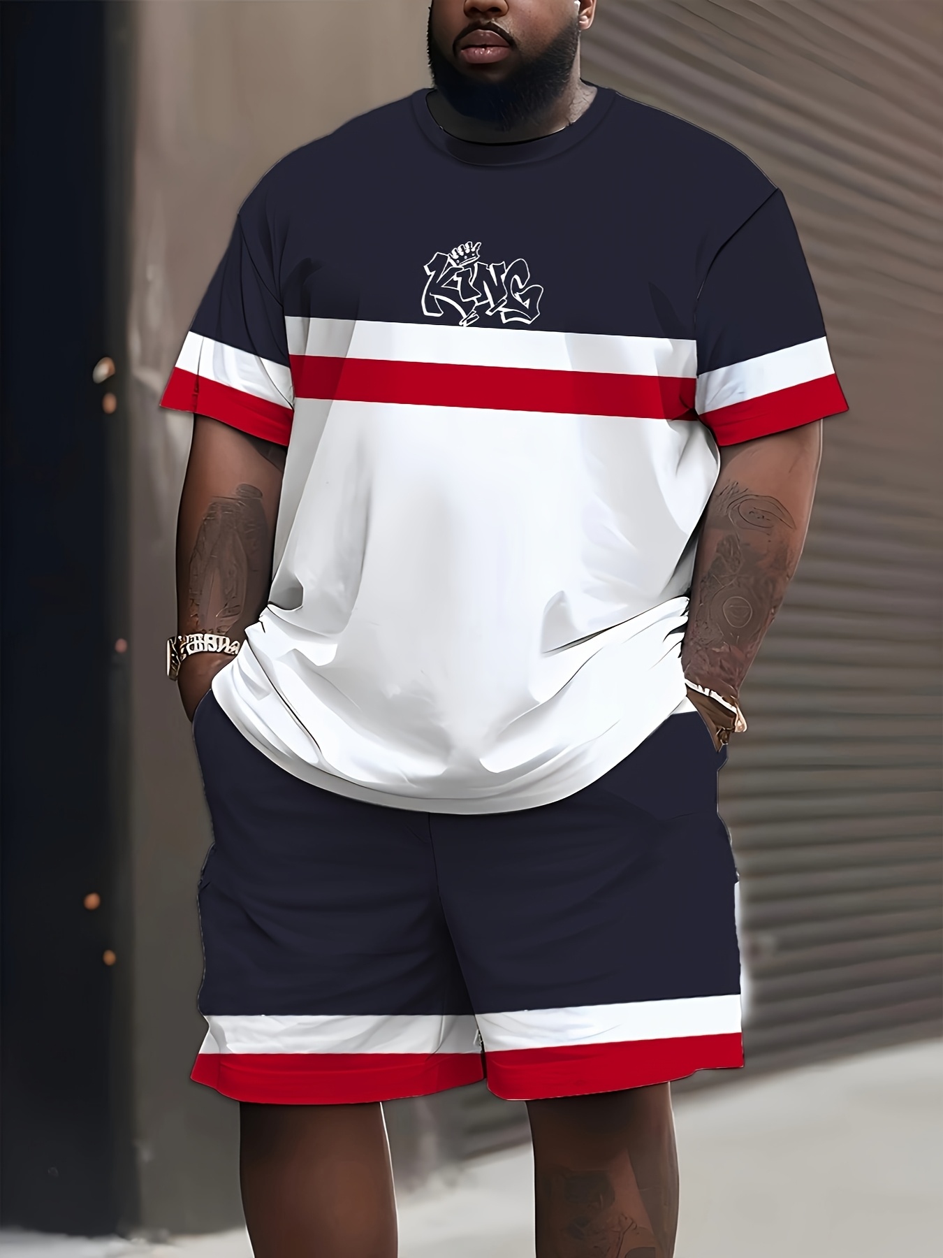 New Plus Size Men's T-shirt An - огляд і ціна Street Fashion Clothing