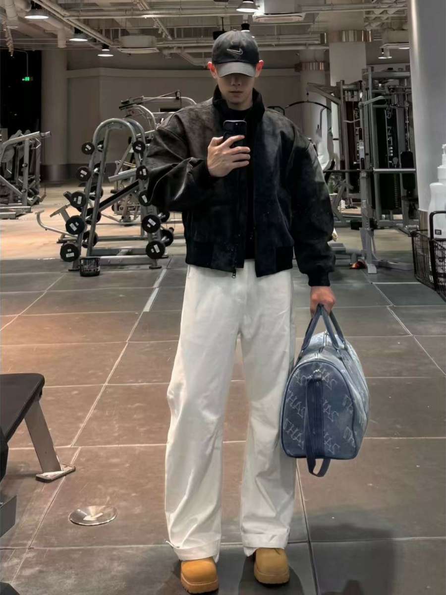 Loose Men's Jacket Spring Autu - огляд і ціна Street Fashion Hong Kong
