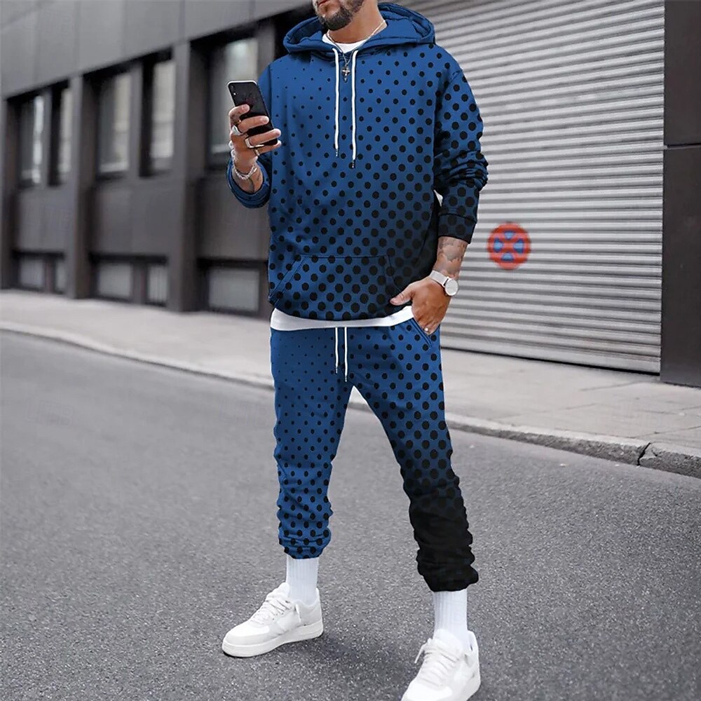 Funny 3D Polka Dot Print Men's - огляд і ціна Street Fashion Clothing