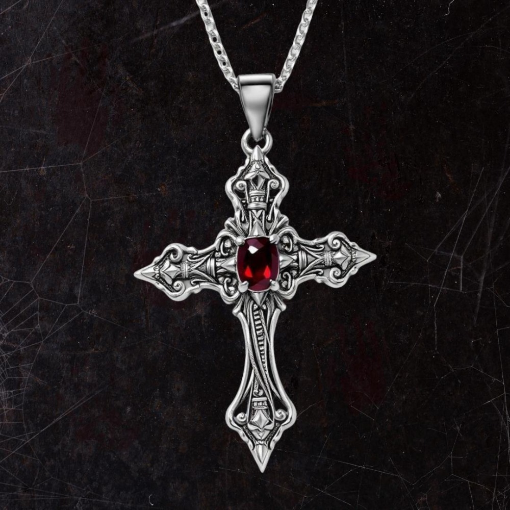Gothic Punk Silver Color Relie - огляд і ціна Street Fashion Mood