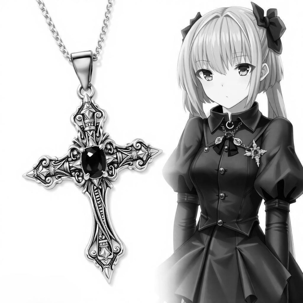 Gothic Punk Silver Color Relie - огляд і ціна Street Fashion Mood