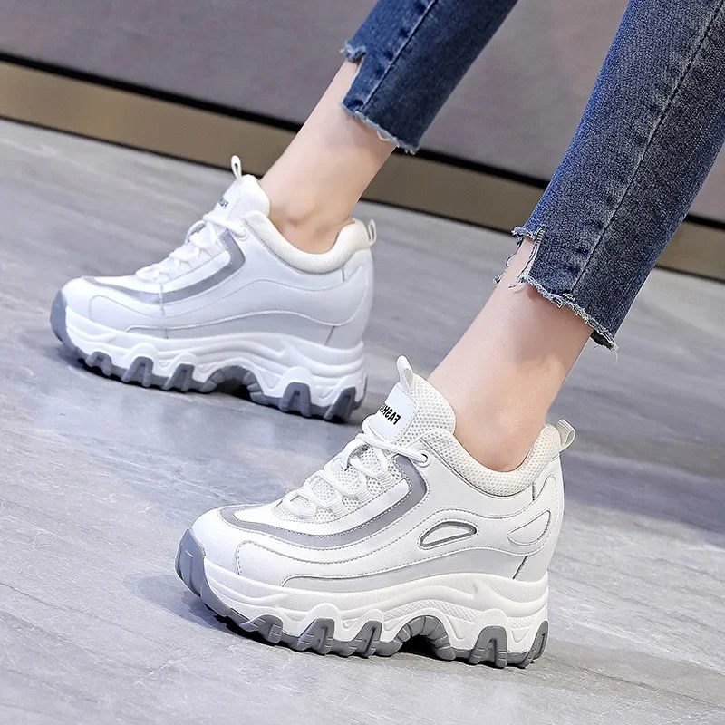 9CM Genuine Leather Platform W - огляд і ціна Chunky Sneaker Platform
