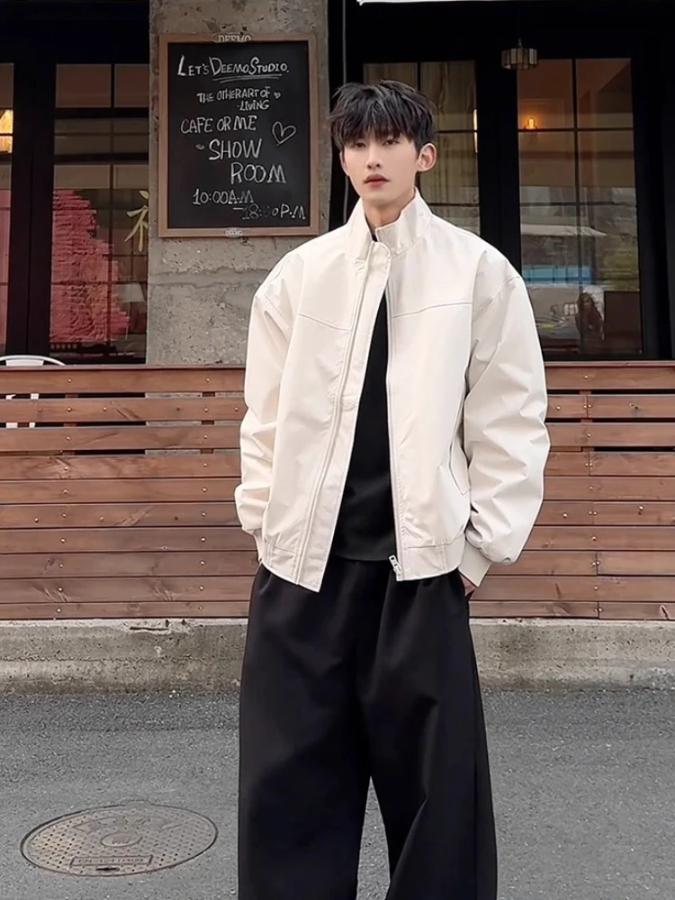 Men Solid Coach Jacket Spring  - огляд і ціна Coach Jacket Bomber