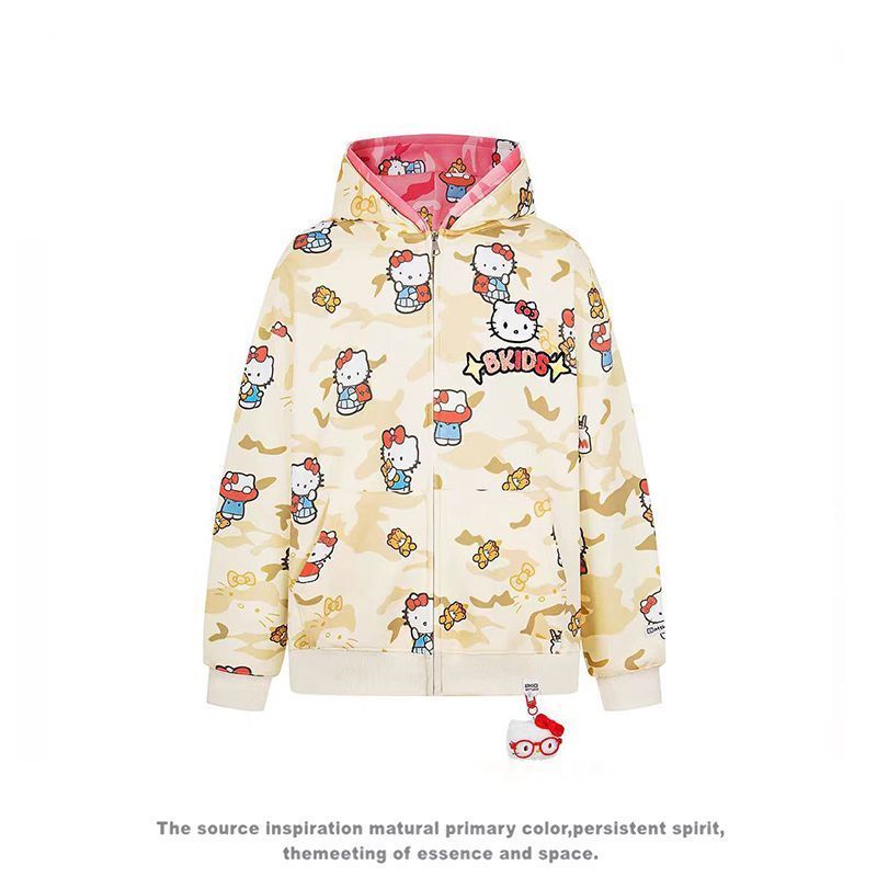Ins New Hello Kitty Bapes Camo - огляд і ціна Street Fashion Jacket
