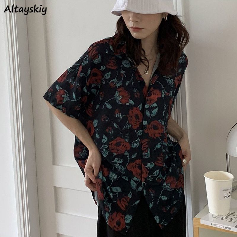 Shirts Women Retro Fashion Sum - огляд і ціна Street Fashion Hong Kong