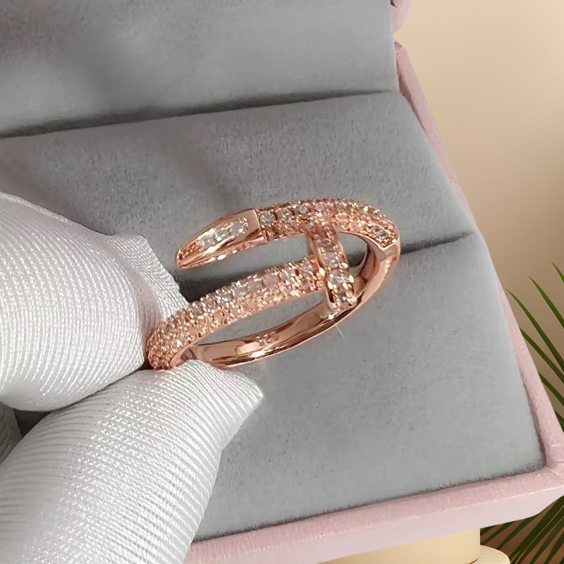 Nail Zircon Series Ring Niche  - огляд і ціна Street Fashion Mood