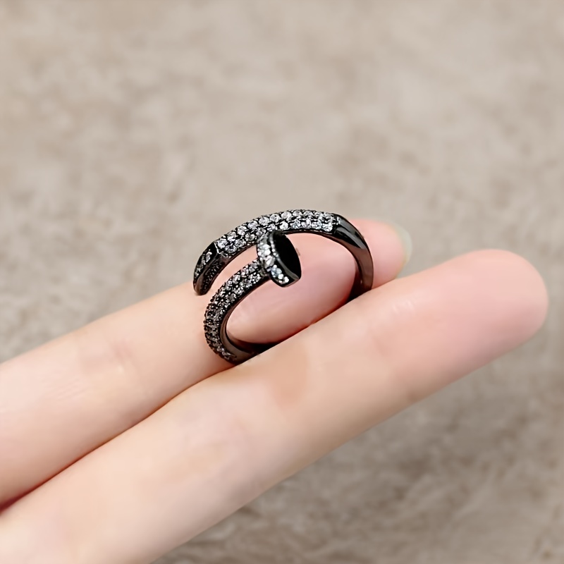 Nail Zircon Series Ring Niche  - огляд і ціна Street Fashion Mood