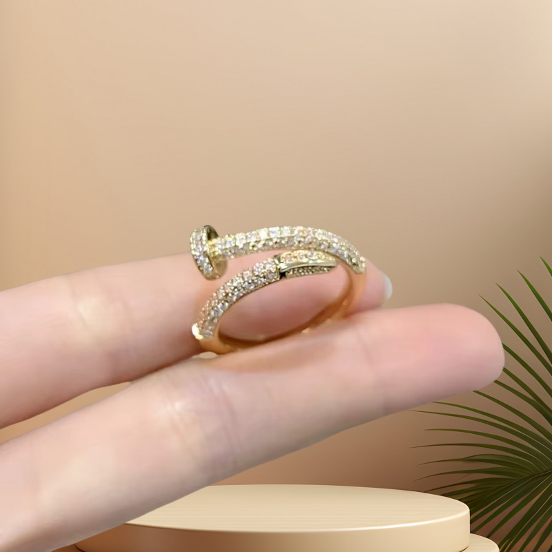 Nail Zircon Series Ring Niche  - огляд і ціна Street Fashion Mood