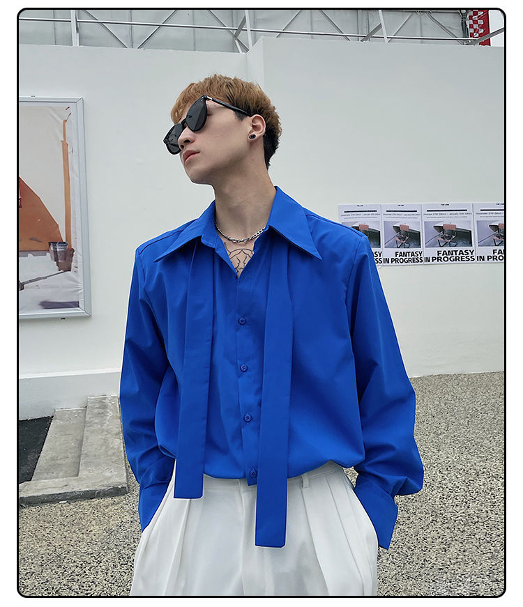 Long Sleeved Shirt Men's Korea - огляд і ціна Street Fashion Hong Kong